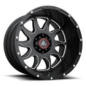 Asanti Off Road – AB810 BALLISTIC – Black – 20″x12″ -44mm – Summer Wheels – AB810-20125044NGM